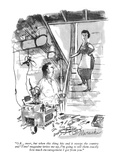"O.K., sneer, but when this thing hit a and it sweeps the country and 'Tim…" - New Yorker Cartoon Premium Giclee Print by Joseph Mirachi