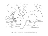 "My, what a deliciously offbeat name you have."  - Cartoon Premium Giclee Print by Danny Shanahan