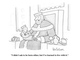 "I didn't ask to be born either, but Iv'e learned to live with it." - Cartoon Premium Giclee Print by Leo Cullum