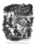 "Well, look at it this way.  How deeply in love are you?" - New Yorker Cartoon Premium Giclee Print by Jr., Whitney Darrow