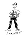 Super Nerd - Cartoon Premium Giclee Print by Bob Zahn