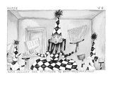 Nora Changed Her Attitude To Dusting. - Cartoon Premium Giclee Print by Victoria Roberts