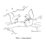 "Wow! — serious nutcase."  - Cartoon Premium Giclee Print by Danny Shanahan