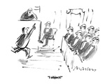 "I object!" - Cartoon Premium Giclee Print by Jerry Marcus