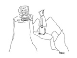 Get a life!' - Cartoon Premium Giclee Print by Peter Mueller
