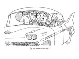 "I'm the captain of this ship!" - New Yorker Cartoon Premium Giclee Print by George Price