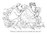 "Celeste, I admit I'm not fit to breathe the same air." - New Yorker Cartoon Premium Giclee Print by William Steig