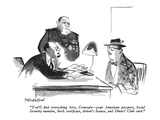 "You'll find everything here, Comrade—your American passport, Social Secur… Premium Giclee Print by James Stevenson