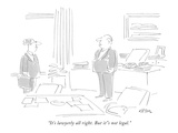 "It's lawyerly all right. But it's not legal." - New Yorker Cartoon Premium Giclee Print by Dean Vietor