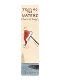 Testing the Waters  - Cartoon Premium Giclee Print by Danny Shanahan