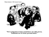 "We're going back to basics around here; our solid, proven, traditional co…" - Cartoon Premium Giclee Print by William Hamilton