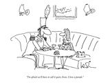 "I'm afraid we'll have to call it quits, Irene. I love a parade." - New Yorker Cartoon Premium Giclee Print by Arnie Levin