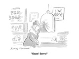 "Oops!  Sorry!" - Cartoon Premium Giclee Print by Jerry Marcus
