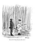 "And another thing. Keep your flaps down." - New Yorker Cartoon Premium Giclee Print by Frank Modell