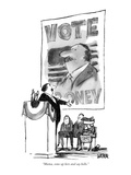 "Mama, come up here and say hello." - New Yorker Cartoon Premium Giclee Print by Robert Weber
