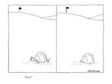 "Fore!" - New Yorker Cartoon Premium Giclee Print by Richard McCallister