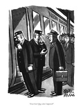 "Great Scott! Now what's happened?" - New Yorker Cartoon Premium Giclee Print by Peter Arno