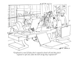 "Confound it, men! If they don't respond to hard sell and they don't respo…" - New Yorker Cartoon Premium Giclee Print by Ed Arno