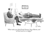 "What makes you think Frank Sinatra, Dean Martin, and all that bunch are s…" - New Yorker Cartoon Premium Giclee Print by Dana Fradon