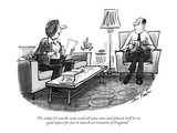 "For what it's worth, next week all your stars and planets will be in good…" - New Yorker Cartoon Premium Giclee Print by Dana Fradon