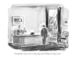 "Crumpacker, you've come a long, long way. Perhaps too long a way." - New Yorker Cartoon Premium Giclee Print by Everett Opie