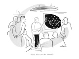 "And these are the alumni." - New Yorker Cartoon Premium Giclee Print by  Alain