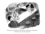 "Ordinarily we just ignore him. But should he suddenly roar 'To Yogi Berra…" - New Yorker Cartoon Premium Giclee Print by Robert J. Day