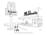 "How many thousand do you figure you've eaten?" - New Yorker Cartoon Premium Giclee Print by Al Ross
