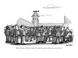 "Man! I hate to think of what the collective guilt adds up to around here!" - New Yorker Cartoon Premium Giclee Print by Dana Fradon