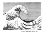 "We're in Japanese waters, that's for sure." - New Yorker Cartoon Premium Giclee Print by Anatol Kovarsky