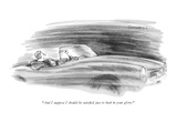 "And I suppose I should be satisfied just to bask in your glory." - New Yorker Cartoon Premium Giclee Print by Charles Saxon