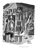 "In a minute!  In a minute!" - New Yorker Cartoon Premium Giclee Print by Peter Arno