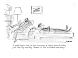 "I would suggest that you have two means of ridding yourself of that guilt…" - New Yorker Cartoon Premium Giclee Print by Frank Modell