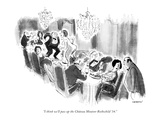 "I think we'll pass up the Château Mouton-Rothschild '34." - New Yorker Cartoon Premium Giclee Print by James Stevenson