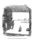 "Jesse, isn't that one of Mr. Ferguson's wheels?" - New Yorker Cartoon Premium Giclee Print by George Booth