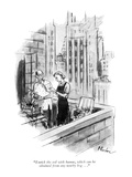 "Enrich the soil with humus, which can be obtained from any nearby bog..." - New Yorker Cartoon Premium Giclee Print by Perry Barlow