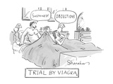 "Trial by Viagra" - Cartoon Premium Giclee Print by Danny Shanahan