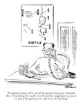 "I'm afraid a house call is out of the question just now, Comrade Koo. Try…" - New Yorker Cartoon Premium Giclee Print by Ed Fisher