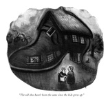 "The old shoe hasn't been the same since the kids grew up." - New Yorker Cartoon Premium Giclee Print by Robert Kraus