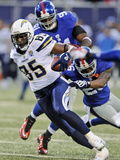 Chargers Giants Football: East Rutherford, NJ - Antonio Gates Photographic Print by Bill Kostroun
