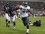 Eagles Bears Football: Chicago, IL - LeSean McCoy Photographic Print by Charles Rex Arbogast