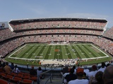Vikings Browns Football: Cleveland, OH - Cleveland Browns Stadium Photographic Print by Tony Dejak