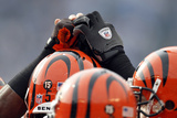 Bengals Chargers Football : San Diego, CA - Cincinnati Bengals Players Huddle Photographic Print by Lenny Ignelzi