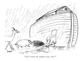 "Let's watch the sudden stops, Mac!" - New Yorker Cartoon Premium Giclee Print by Frank Modell