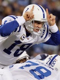 APTOPIX Colts Titans Football: Nashville, TENNESSEE - Peyton Manning Fotografie-Druck von Bill Waugh