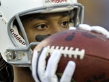 Super Bowl XLIII Football: Tampa, FLORIDA - Larry Fitzgerald Photographic Print by Winslow Townson