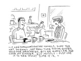 "It can download entire novels, surf the net, do email, get real-time stoc…" - Cartoon Premium Giclee Print by Mick Stevens
