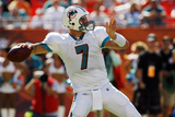 Buccaneers Dolphins Football: Miami, FL - Chad Henne Photographic Print by Hans Deryk