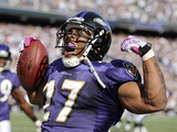 Bengals Ravens Football: Baltimore, MD - Ray Rice Photographic Print by Nick Wass