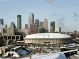 Minnesota Vikings--Hubert H. Humphrey Metrodome: MINNEAPOLIS, MINNESOTA - The Hubert H. Humphrey Me Photographic Print by Larry Salzman